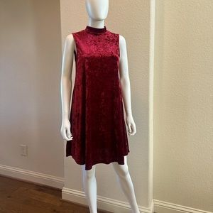 ModCloth Crushed Velvet Sleeveless Slip Dress Size Medium